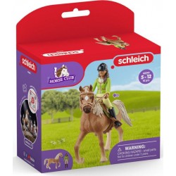 SCHLEICH Figurine Cavaliere Sarah Et Mystery