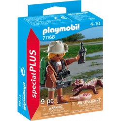 PLAYMOBIL Explorateur et alligator