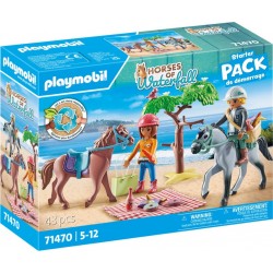 PLAYMOBIL Jeu Amelia et Ben avec chevaux