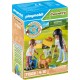 PLAYMOBIL Famille de chats avec femme et enfant