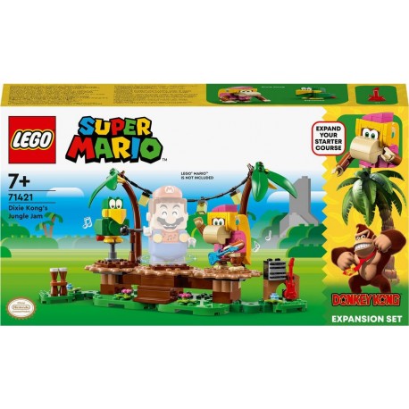 LEGO 71421 Super Mario Ensemble d'Extension Concert de Dixie Kong dans la Jungle