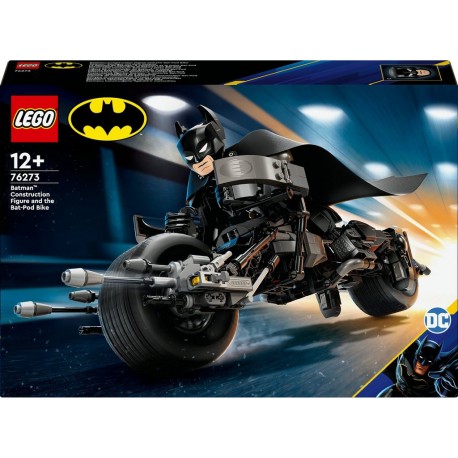 LEGO 76273 Super Heroes La figurine de Batman™ à construire et la moto Bat-Pod