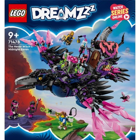 LEGO 71478 DREAMZzz Le Corbeau de Minuit de la Sorcière des Cauchemars