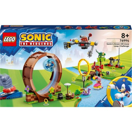 LEGO 76994 Sonic the Hedgehog Sonic et le Défi du Looping de Green Hill Zone