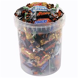 Miniatures Mars Twix Bounty Snickers Mix (lot de 6)