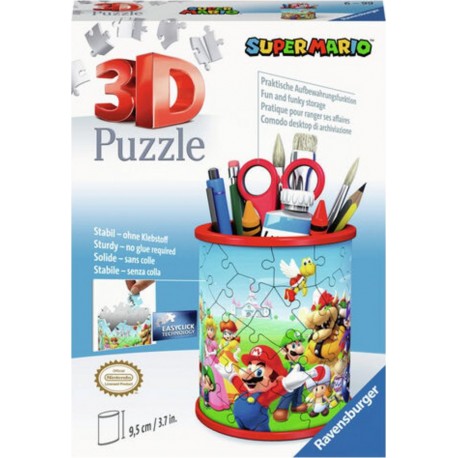 Ravensburger Puzzle 3d Pot À Crayons Super Mario