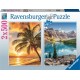 RAVENSBURGER Puzzle Plage et Montagnes 2x500 pièces la boîte