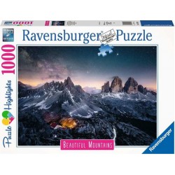 Ravensburger Puzzle 1000 P Les Tre Cime Di Lavaredo, Dolomites (puzzle Highlights)