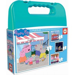 Educa Set De 4 Puzzles Peppa Pig Progressive (6-9-12-16 Pcs)