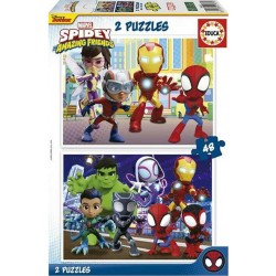 Educa Set De 2 Puzzles Spidey Amazing Friends