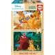 Lion Puzzles 2 X 25 Pcs Le Roi En Bois