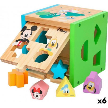 Disney Puzzle Enfant En Bois 14 Pièces 15 X 15 X 15 Cm (6 Unités)