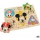 Disney Puzzle Enfant En Bois + 2 Ans 5 Pièces (12 Unités)