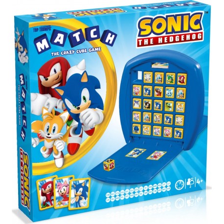 WINNING MOVES Jeu de société Match Sonic th Hedgedog la boîte