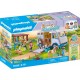 PLAYMOBIL Jeux d'imitation Van pour cheval et poneys avec enclos