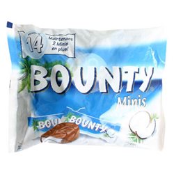 Bounty Lait Minis (lot de 6)