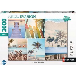 Nathan Puzzle 2000 P En Bord De Plage