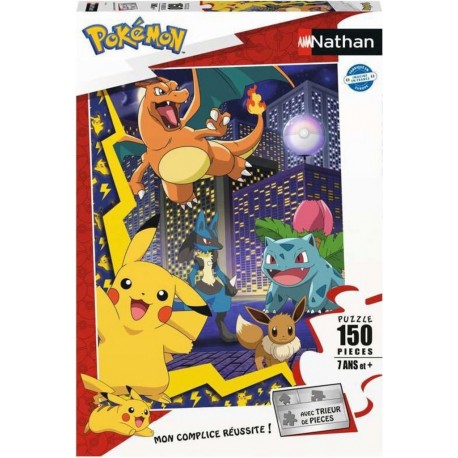 Nathan Puzzle 150 P La Ville Des Pokémon