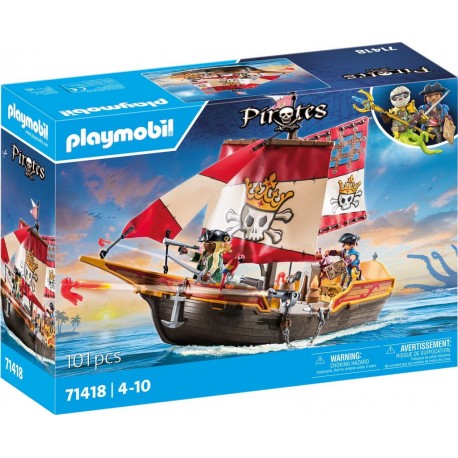 PLAYMOBIL Jeux d'imitation Chaloupe des pirates