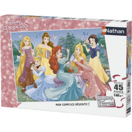 Nathan Puzzle 45 P Rencontre Avec Les Princesses Disney