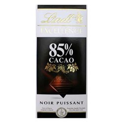 Lindt Excellence Noir Puissant 85% Cacao (lot de 6)