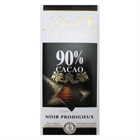Lindt Excellence Noir Prodigieux 90% Cacao (lot de 6)