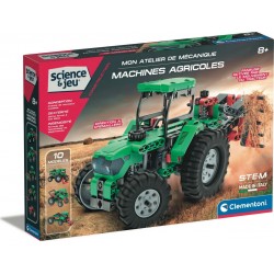 CLEMENTONI Jeu de constrution Machines Agricoles