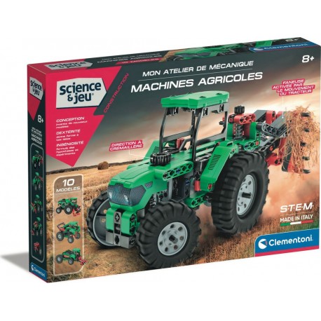 CLEMENTONI Jeu de constrution Machines Agricoles