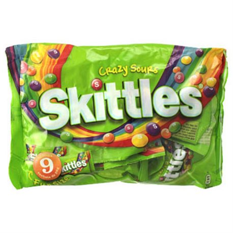 Skittles Crazy Sours (lot de 15)