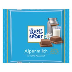 Ritter Sport Lait des Alpes (lot de 6)