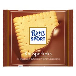 Ritter Sport Lait Biscuit (lot de 6)