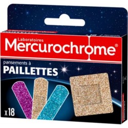 MERCUROCHROME PANSEMENT PAILLETTES x10