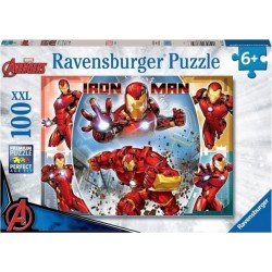 NC -marvel Heros-puzzle 100 Pieces Xxl Le Puissant Iron Man / Marvel Avengers-4005556133772-a Partir De 6 Ans