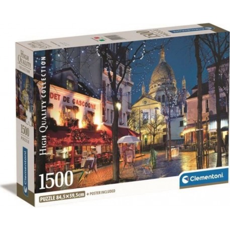 NC 1500p Paris Montmartre 59,2 X 84,3 Cm Avec Poster