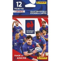 NC Collection Officielle De Stickers Et De Cartes Rugby Edf Blister 12+1 Pochettes