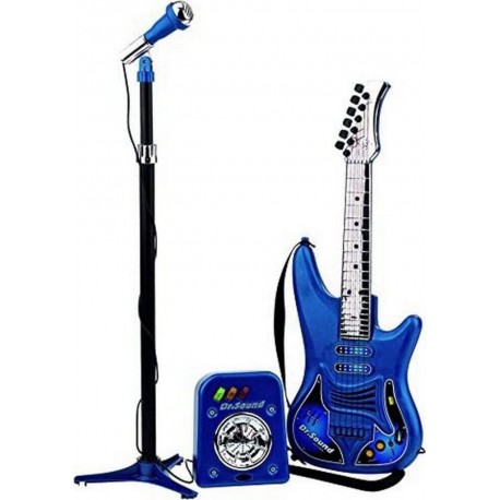 NC Guitare Pour Enfant Reig Microphone Bleu