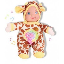 NC Bébé Poupée Reig 35 Cm Girafe Peluche Musicale