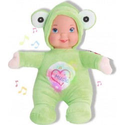 NC Bébé Poupée Reig 35 Cm Grenouille Peluche Musicale