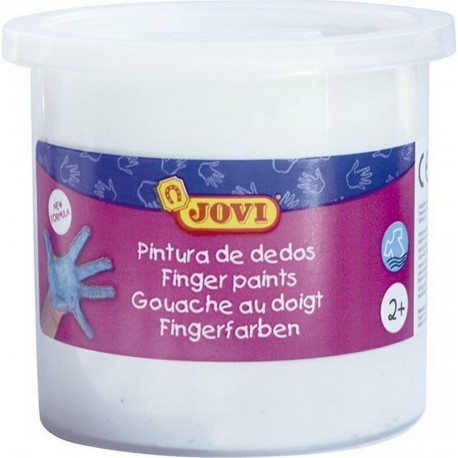 Peinture Pour Doigts Jovi 5 Unités 125 Ml Blanc