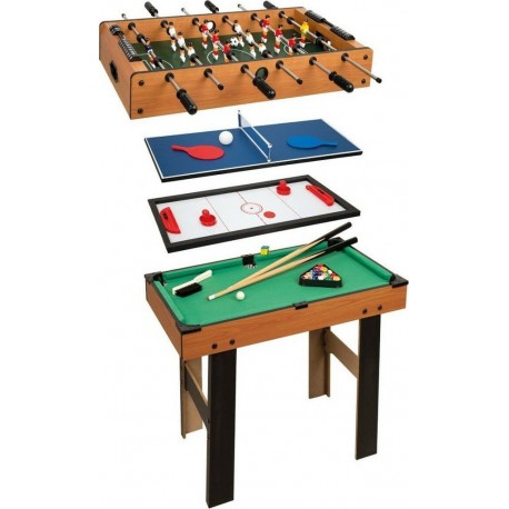 NC Table Multi-jeux Colorbaby 4 En 1 87 X 73 X 43 Cm