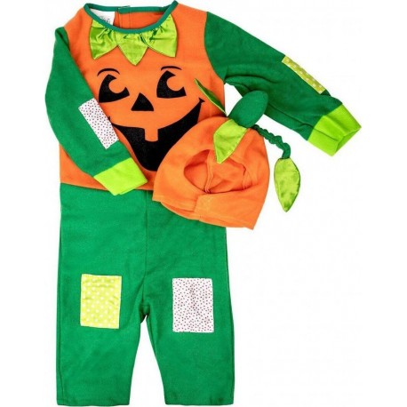 NC Costume De Citrouille, Halloween 6-12 Mois