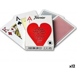 NC Cartes À Jouer De Poker (55 Cartes) Fournier Plastique 12 Unités (62,5 X 88 Mm)