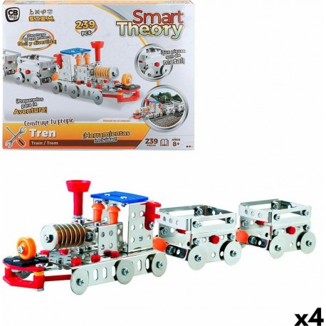 NC Set De Construction Colorbaby Train 239 Pièces (4 Unités)