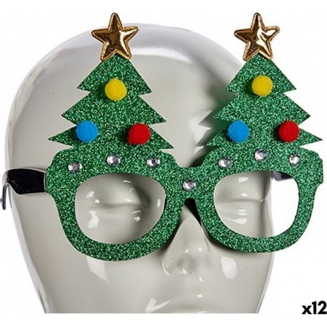 NC Lunettes Sapin De Noël Vert (12 Unités)