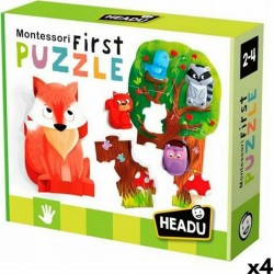 NC Puzzle Headu Montessori Forêt (4 Unités)