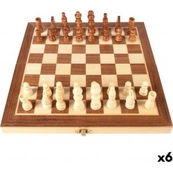 NC Jeu D'échecs Colorbaby Bois (6 Unités)