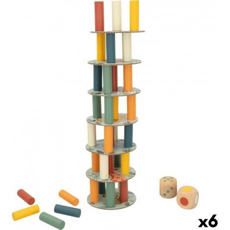 NC Set De Construction Woomax 36 Pièces (6 Unités)