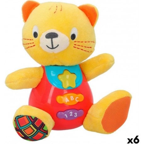 NC Peluche Sonore Winfun Chat 16 X 17,5 X 10,5 Cm (6 Unités)