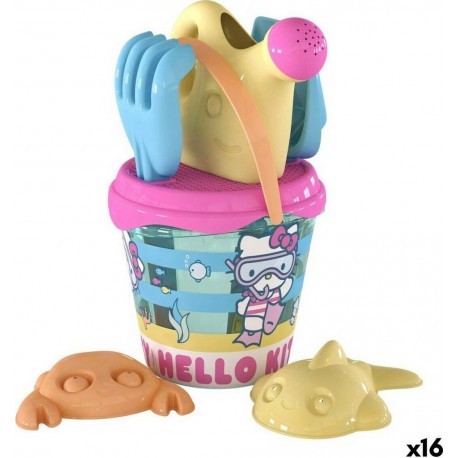 NC Set De Jouets De Plage Hello Kitty Ø 18 Cm (16 Unités)