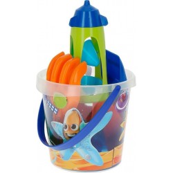 NC Set De Jouets De Plage Colorbaby Mr Craby Ø 18 Cm Polypropylène (16 Unités)